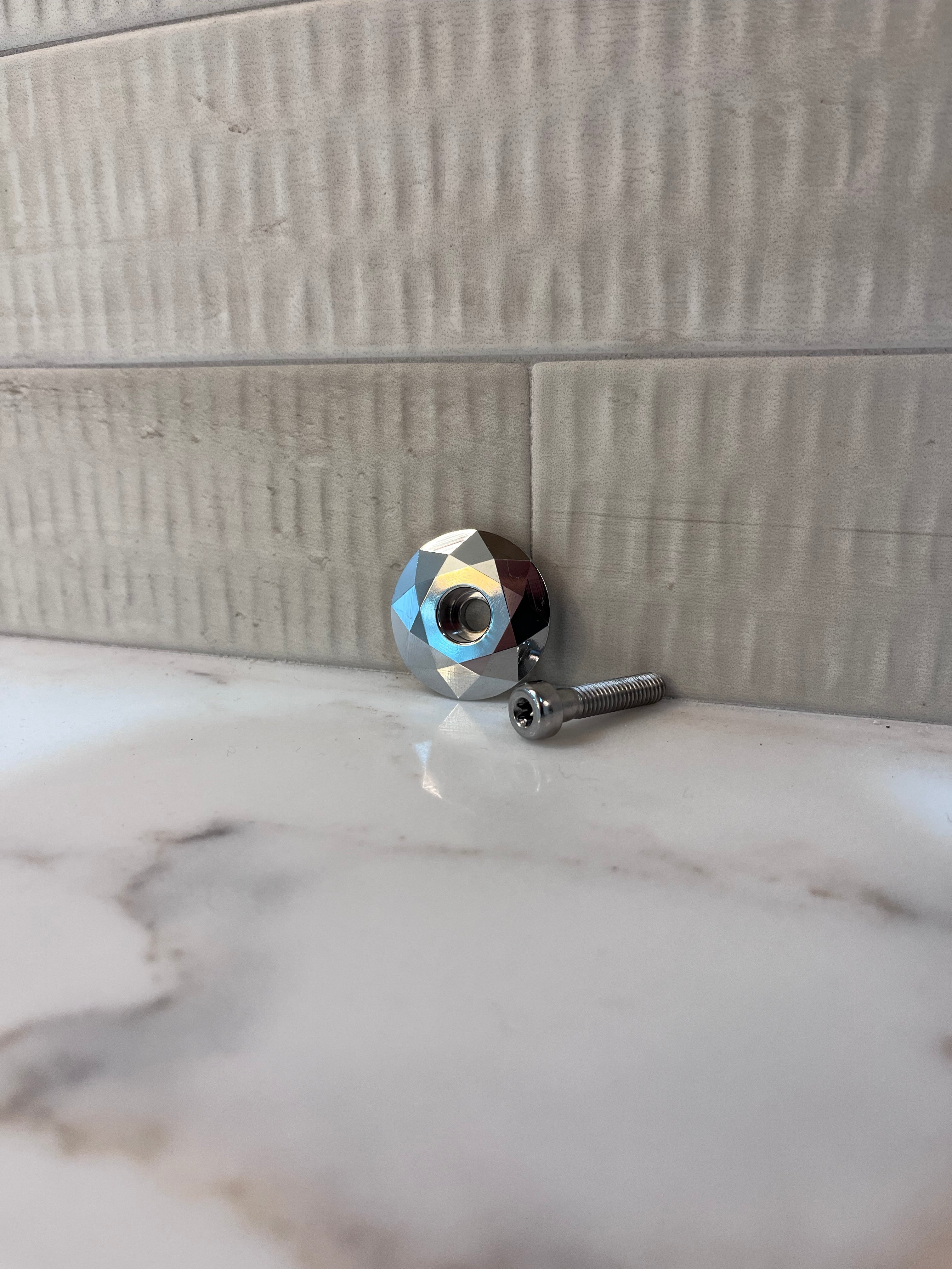 Chrome Stem Cap