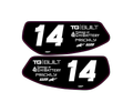 Super 73 ZX Battery Decal