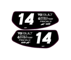 Super 73 ZX Battery Decal