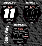 Stark Varg Front Plate Decals
